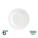 White Paper Plates