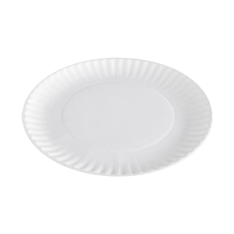 9 Inch White Paper Plates, 1000 pcs