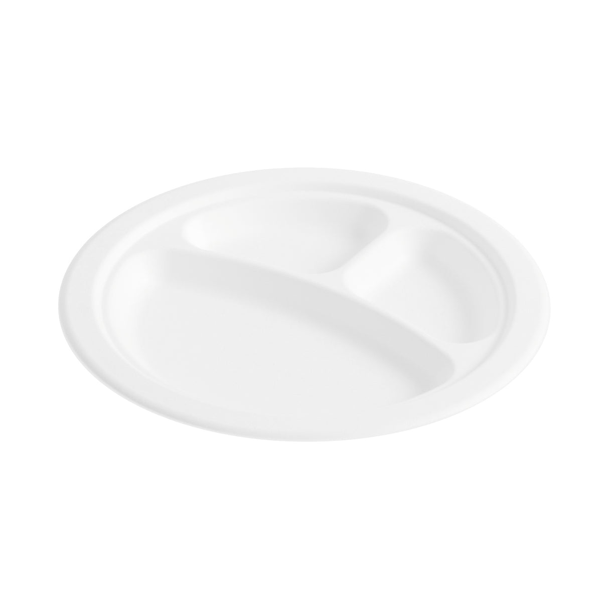 Compostable Bagasse Round Plates