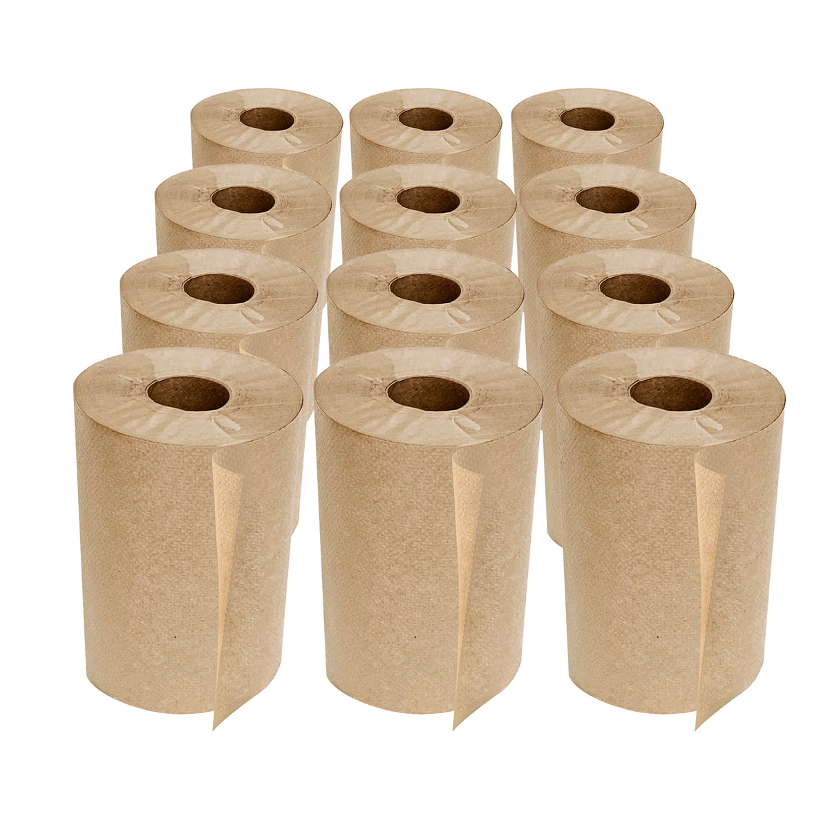 Kraft Paper Towel Roll 350', 12 rolls