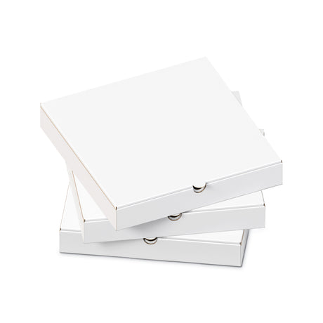 White Pizza Box 10x10x1.75 inch, 50 pcs