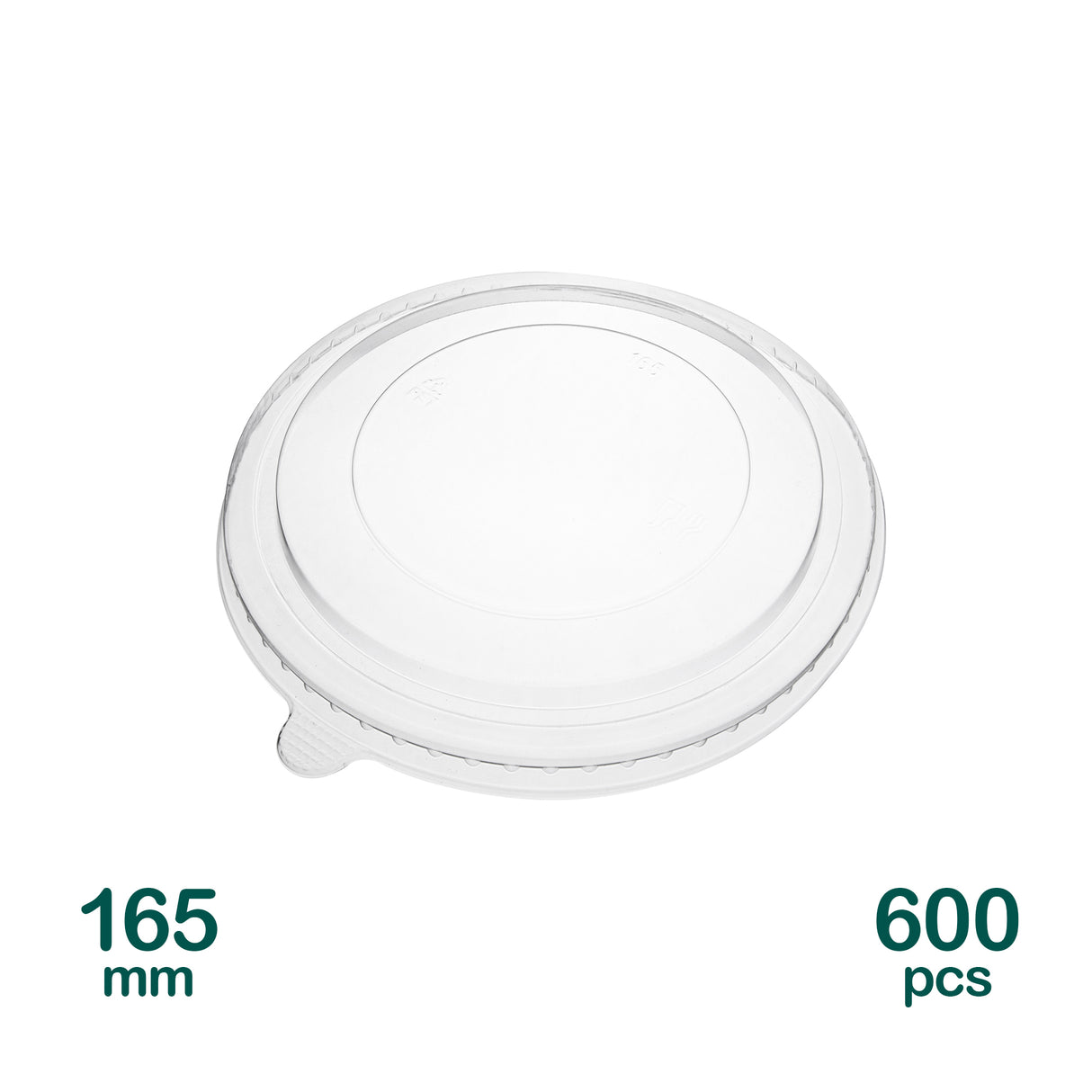 165mm diameter plastic salad bowl lid