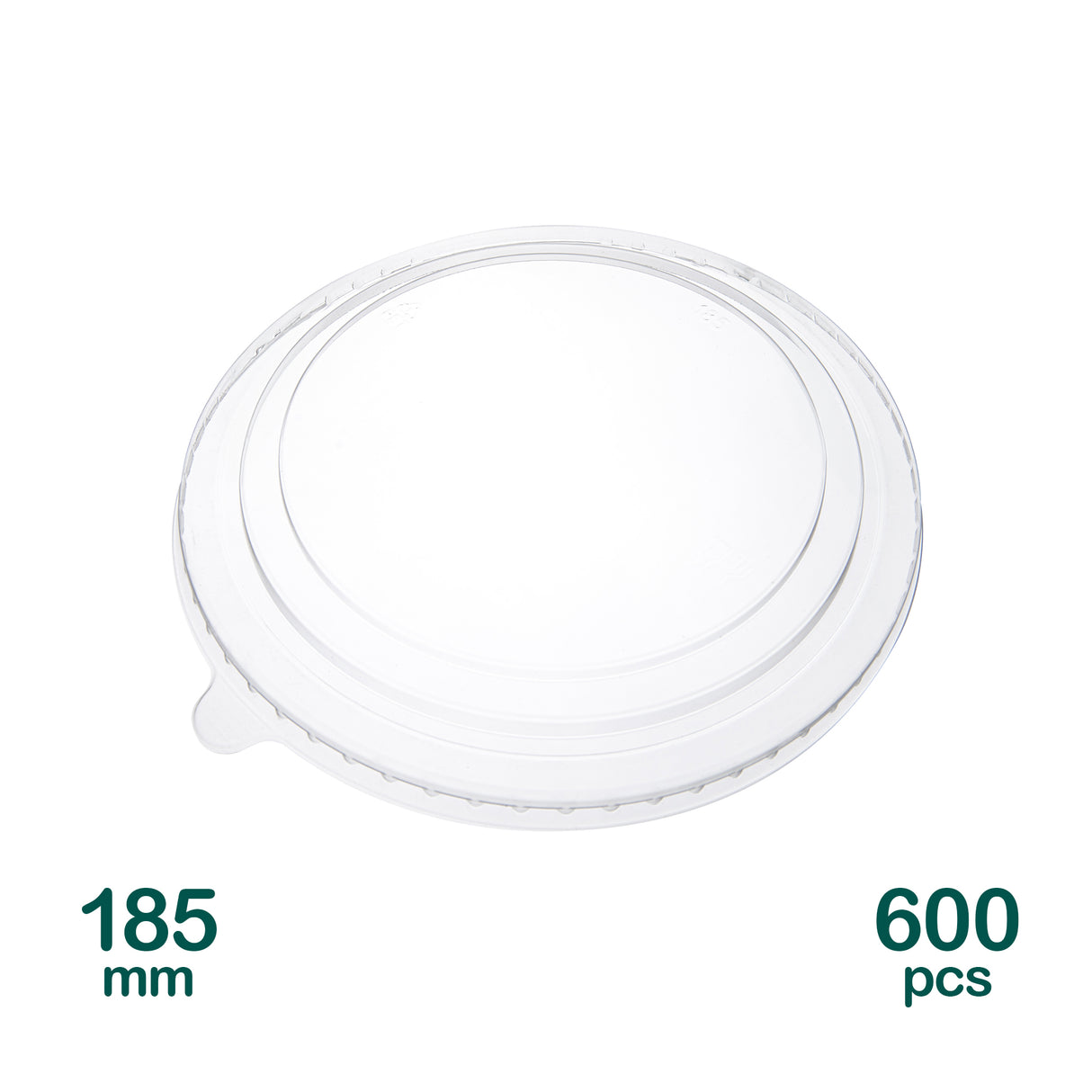 185mm diameter plastic salad bowl lid