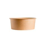 side view of 37oz kraft salad bowl