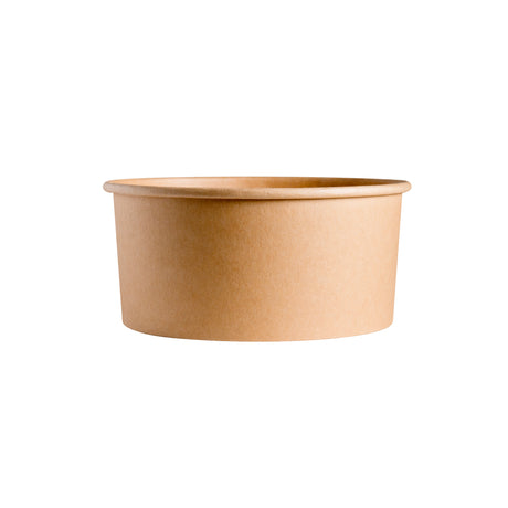 side view of 44oz kraft salad bowl