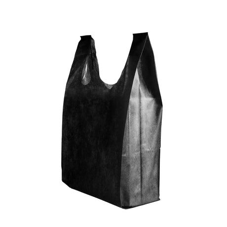 Large Black Reusable Non-Woven Bags, 500 pcs