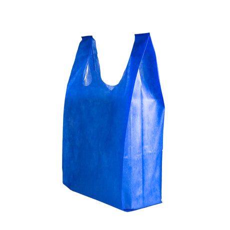 Large Navy Reusable Non-Woven Bags, 500 pcs