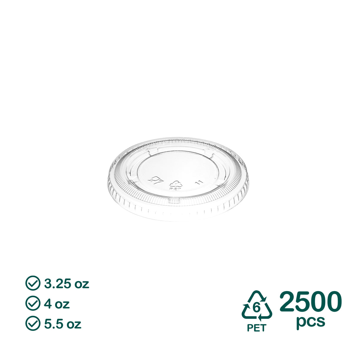 Plastic Portion Cup Lids