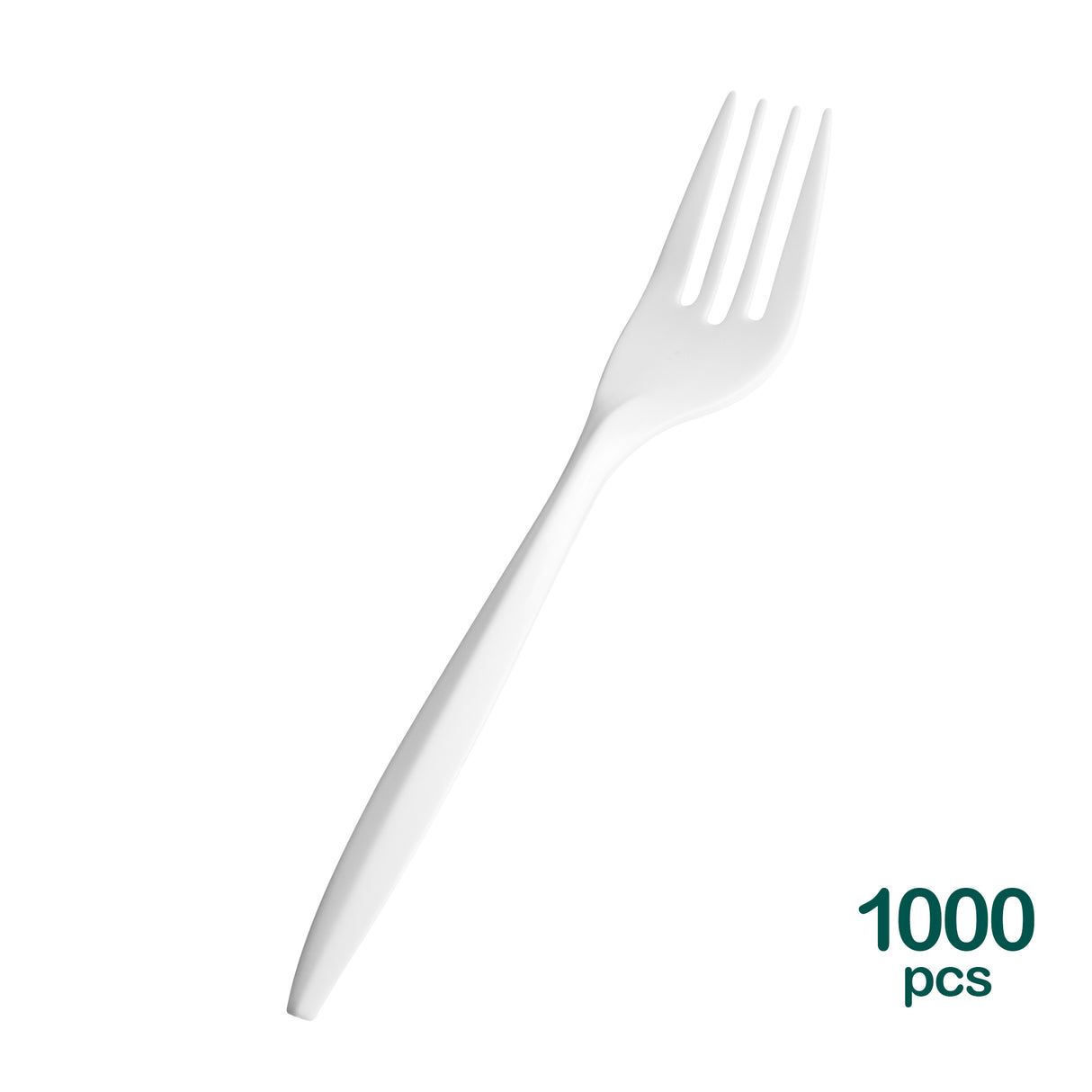 White Plastic Forks