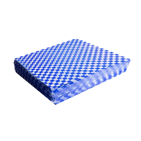 12"x12" Blue Checkered Paper, 2000 pcs