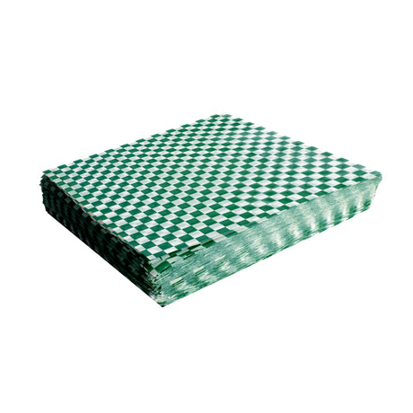 12"x12" Green Checkered Paper, 2000 pcs