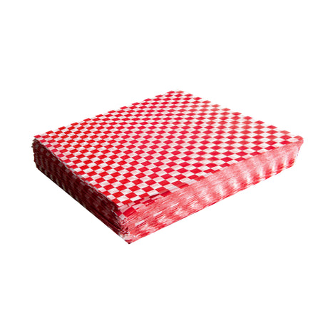 12"x12" Red Checkered Paper, 2000 pcs