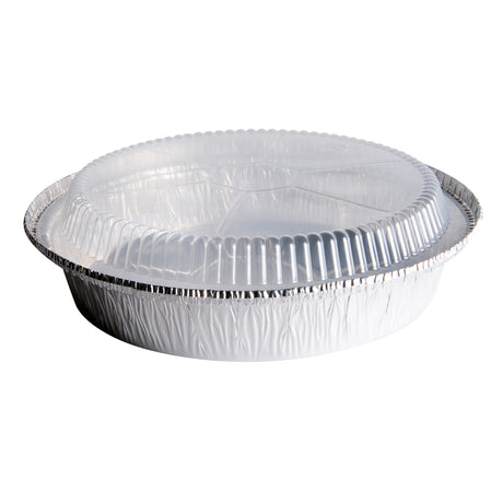 Plastic Dome Lids for Round Aluminum Containers