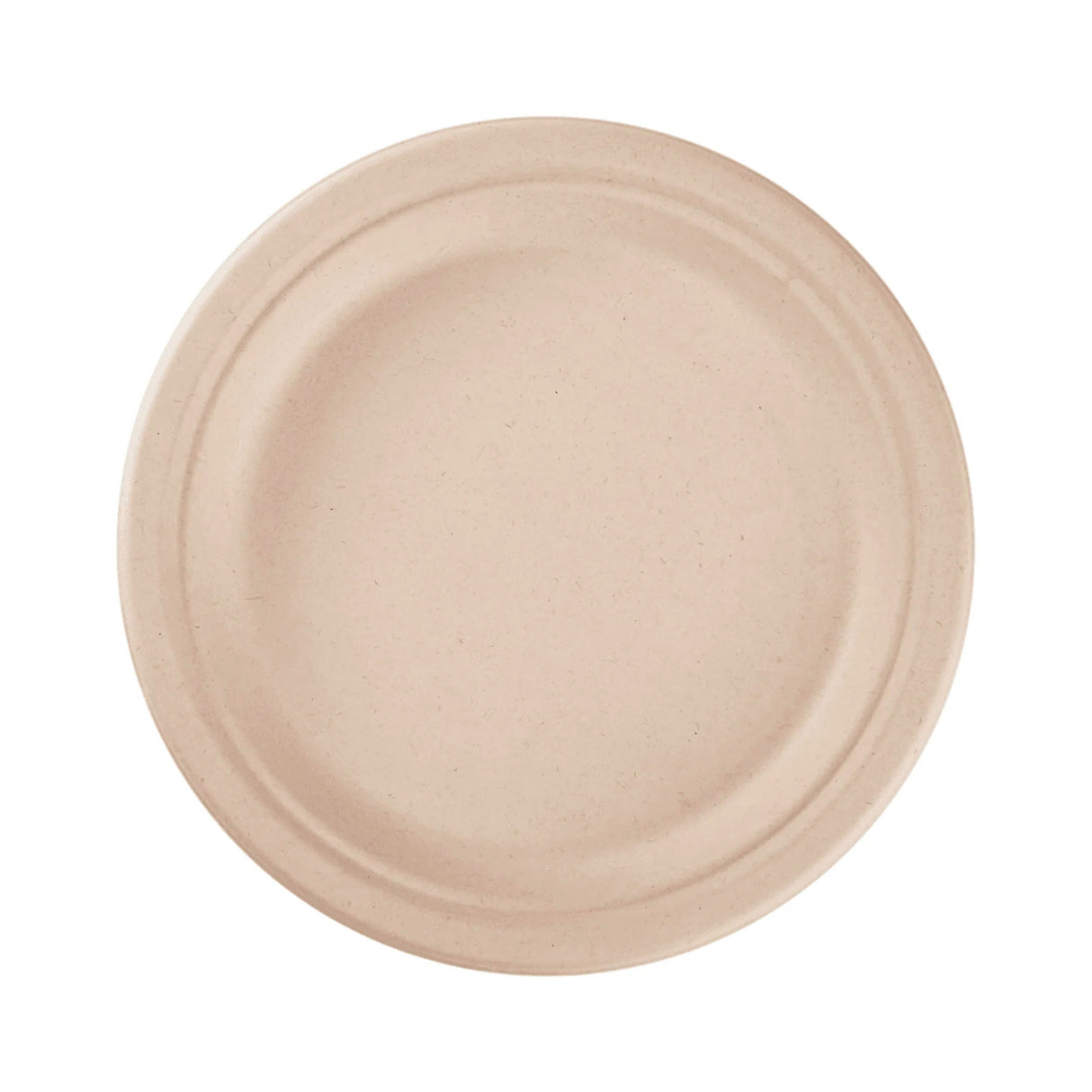 Compostable Bagasse Round Plates